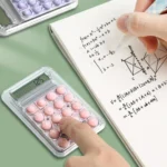 Small Silent Simple Calculator Mini Candy Dormitory Student Office Exam Tool - Image 7