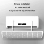Air Conditioner Windshield Anti-Direct Blowing Air Vent Block Wall Mounted Universal Air Guide Cover - Image 2