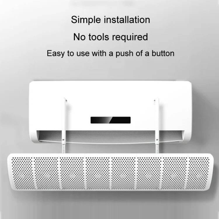 TBD06045641_B1.webp Air Conditioner Windshield Anti-Direct Blowing Air Vent Block Wall Mounted Universal Air Guide Cover - Image 2