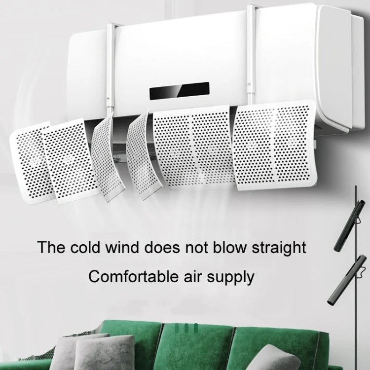 TBD06045641_B2.webp Air Conditioner Windshield Anti-Direct Blowing Air Vent Block Wall Mounted Universal Air Guide Cover - Image 3