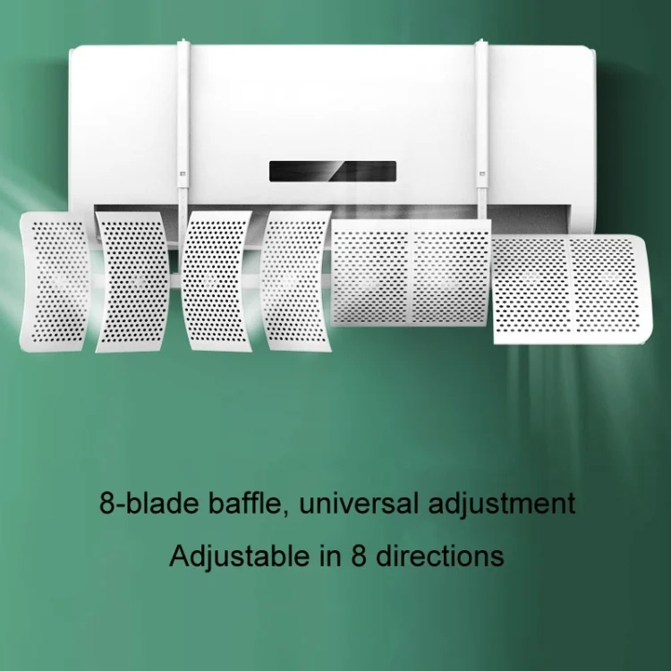 TBD06045641_B6.webp Air Conditioner Windshield Anti-Direct Blowing Air Vent Block Wall Mounted Universal Air Guide Cover - Image 7
