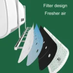 Air Conditioner Windshield Anti-Direct Blowing Air Vent Block Wall Mounted Universal Air Guide Cover - Image 10