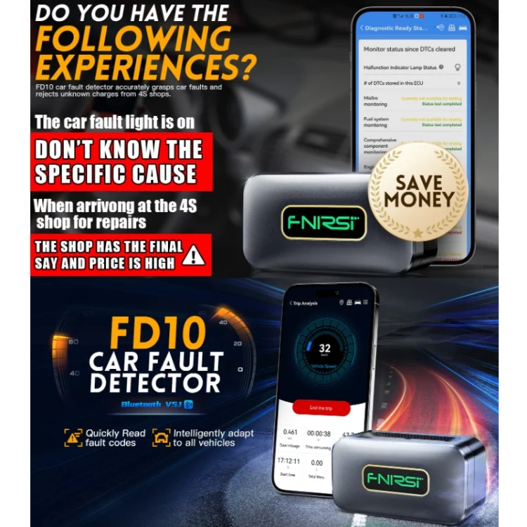 TBD06045646_B1.webp FNIRSI Bluetooth 5.1 Car Engine OBD2 Fault Code Diagnostic Instrument - Image 2