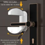 Door Stopper Living Alone Anti Burglary Door Stopper No Hole Child Safety Lock Blocker - Image 11