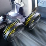 SUITU F4208 Car Cooling Fan Vehicle Rear Seatback USB Dual-Head Electrical Fan - Image 2