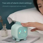 Dinosaur Kids Alarm Clock Electronic Clock Multifunctional Chime Small Alarm Clock - Image 5