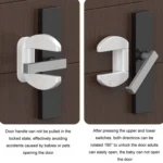 Living Alone Anti Burglary Door Stopper No Hole Child Safety Lock With Alarm - Image 13