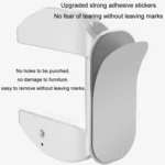 Living Alone Anti Burglary Door Stopper No Hole Child Safety Lock With Alarm - Image 5