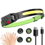 Fluorescent Belt Sensor Headlight Outdoor Running and Cycling Head Torch - Image 2