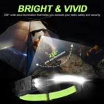 Fluorescent Belt Sensor Headlight Outdoor Running and Cycling Head Torch - Image 8