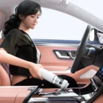 SUITU ST-6676 7pcs /Set Cordless Vehicle Vacuum Cleaner Home And Car Brushless Cylinder Blower - Image 2