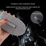 Car Hook Door Foldable Foot Pedal with Safety Hammer - Image 4