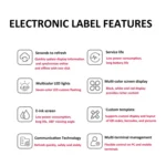 Bluetooth Smart Electronic Labels Support Custom Text/Picture/QR Code/Barcode - Image 4