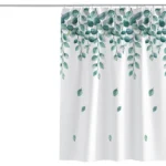 Simple Fresh Style Home Shower Curtain Waterproof Thickened Bathroom Curtain Cloth With Hooks