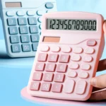 12-Digit Large Screen Solar Dual Power Calculator Student Exam Accounting Office Supplies - Image 2