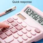 12-Digit Large Screen Solar Dual Power Calculator Student Exam Accounting Office Supplies - Image 5