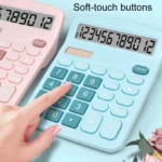 12-Digit Large Screen Solar Dual Power Calculator Student Exam Accounting Office Supplies - Image 8