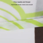 Leaf Printed Waterproof Shower Curtain Thickened Polyester Bathroom Curtain Cloth - Image 9