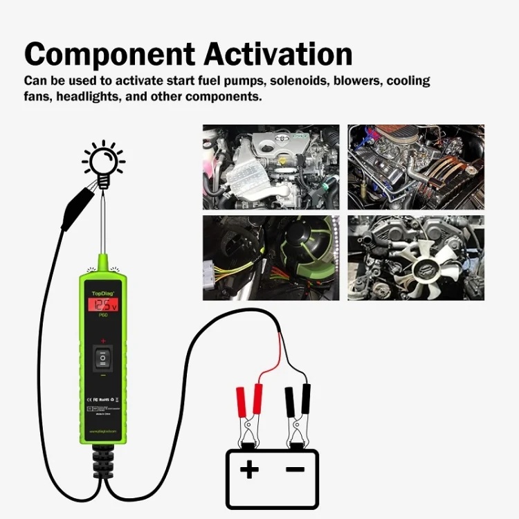TBD06045828_B2.webp JDiag 6-30V Voltage Detector Automotive Power Circuit Diagnostic Diode - Image 3