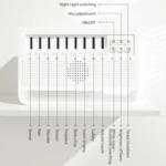 C221 Bluetooth White Noise Flame Aromatherapy Machine Home Desktop Humidifier - Image 2