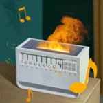 C221 Bluetooth White Noise Flame Aromatherapy Machine Home Desktop Humidifier - Image 11