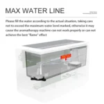 C221 Bluetooth White Noise Flame Aromatherapy Machine Home Desktop Humidifier - Image 3