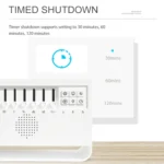 C221 Bluetooth White Noise Flame Aromatherapy Machine Home Desktop Humidifier - Image 4