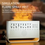 C221 Bluetooth White Noise Flame Aromatherapy Machine Home Desktop Humidifier - Image 7