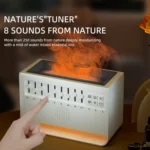 C221 Bluetooth White Noise Flame Aromatherapy Machine Home Desktop Humidifier - Image 8
