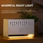 C221 Bluetooth White Noise Flame Aromatherapy Machine Home Desktop Humidifier - Image 9