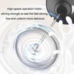Mini Electric Handheld Milk Frother Cream Stirrer - Image 3