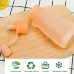 120ml Reusable Silicone Baby Food Pouches Refillable Squeeze Storage Containers - Image 7
