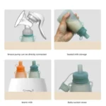 120ml Reusable Silicone Baby Food Pouches Refillable Squeeze Storage Containers - Image 8