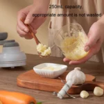 Kitchen Multifunctional Garlic Food Supplement Vegetable Cutter - Image 8