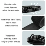 Car Turbine High Wind USB Plug-in Seat Back Fan - Image 3