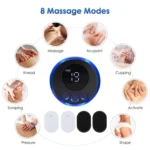 SC-195B Mini Cervical Massage Stickers EMS Pulse Meridian Therapy Instrument - Image 4