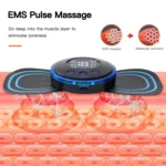 SC-195B Mini Cervical Massage Stickers EMS Pulse Meridian Therapy Instrument - Image 7
