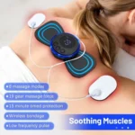 SC-195B Mini Cervical Massage Stickers EMS Pulse Meridian Therapy Instrument - Image 8
