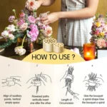 Spiral Ikebana Stem Holder for Vases DIY Bouquet Twister Flower Arrangement Holder - Image 6