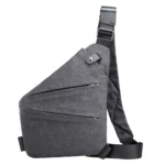 Sports Casual Men Crossbody Bag Large Capacity Multi-Pocket Single Shoulder Bag