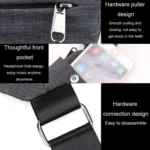 Sports Casual Men Crossbody Bag Large Capacity Multi-Pocket Single Shoulder Bag - Image 5