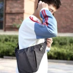 Sports Casual Men Crossbody Bag Large Capacity Multi-Pocket Single Shoulder Bag - Image 9
