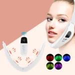 S1 EMS Microcurrent Colored Light Massage Beauty Instrument Remote Face Slimming Device - Image 14