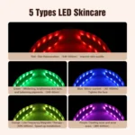 S1 EMS Microcurrent Colored Light Massage Beauty Instrument Remote Face Slimming Device - Image 7