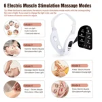 S1 EMS Microcurrent Colored Light Massage Beauty Instrument Remote Face Slimming Device - Image 8