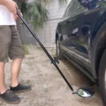 20cm Retractable Acrylic Handheld Explosion-proof Vehicle Inspection Mirror - Image 5