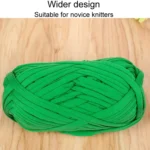 Homemade Tulip Hand Knitting Bag Cloth Strip Line DIY Material Kit With Pearl Shoulder Strap - Image 3