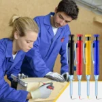 Metal Long Tip Deep Hole Woodworking Pencil Quick Dry Marker - Image 11