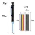 Metal Long Tip Deep Hole Woodworking Pencil Quick Dry Marker - Image 5