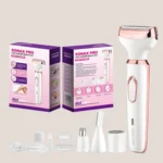 SONAX PRO SN-8666  4-in-1 Ladies Shaving Washable Rechargeable Hair Removal Device - Image 7
